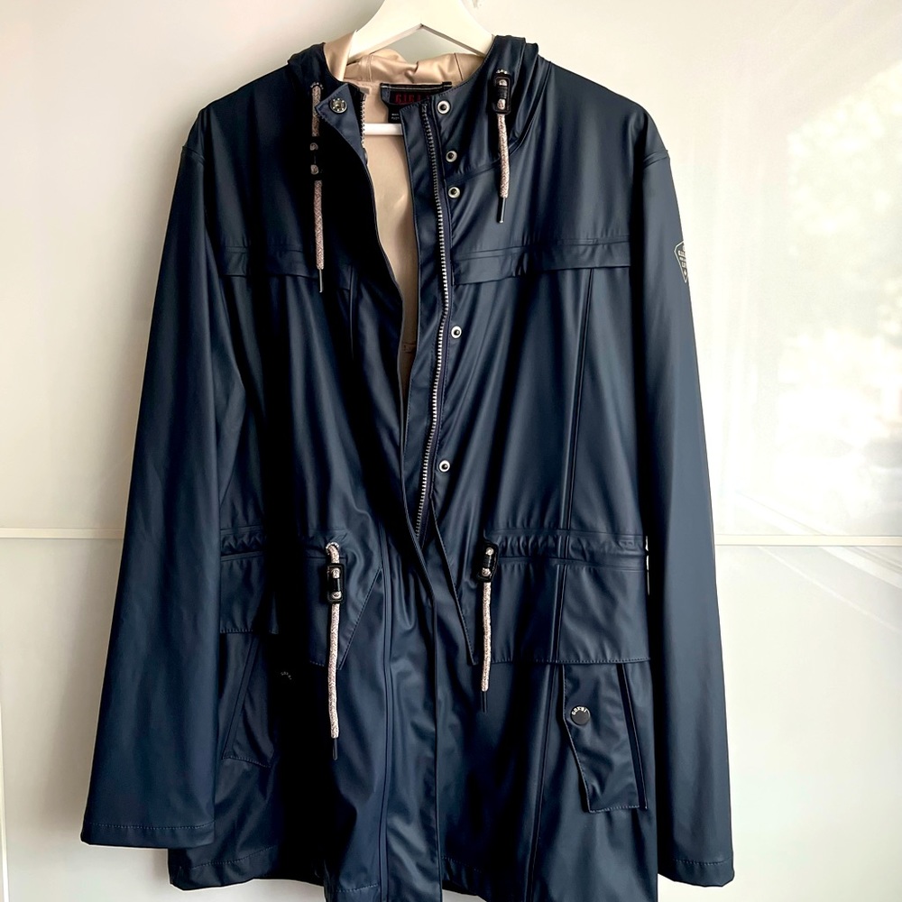 Rain Jacket of GIGA DX (german brand) size 14 dark blue